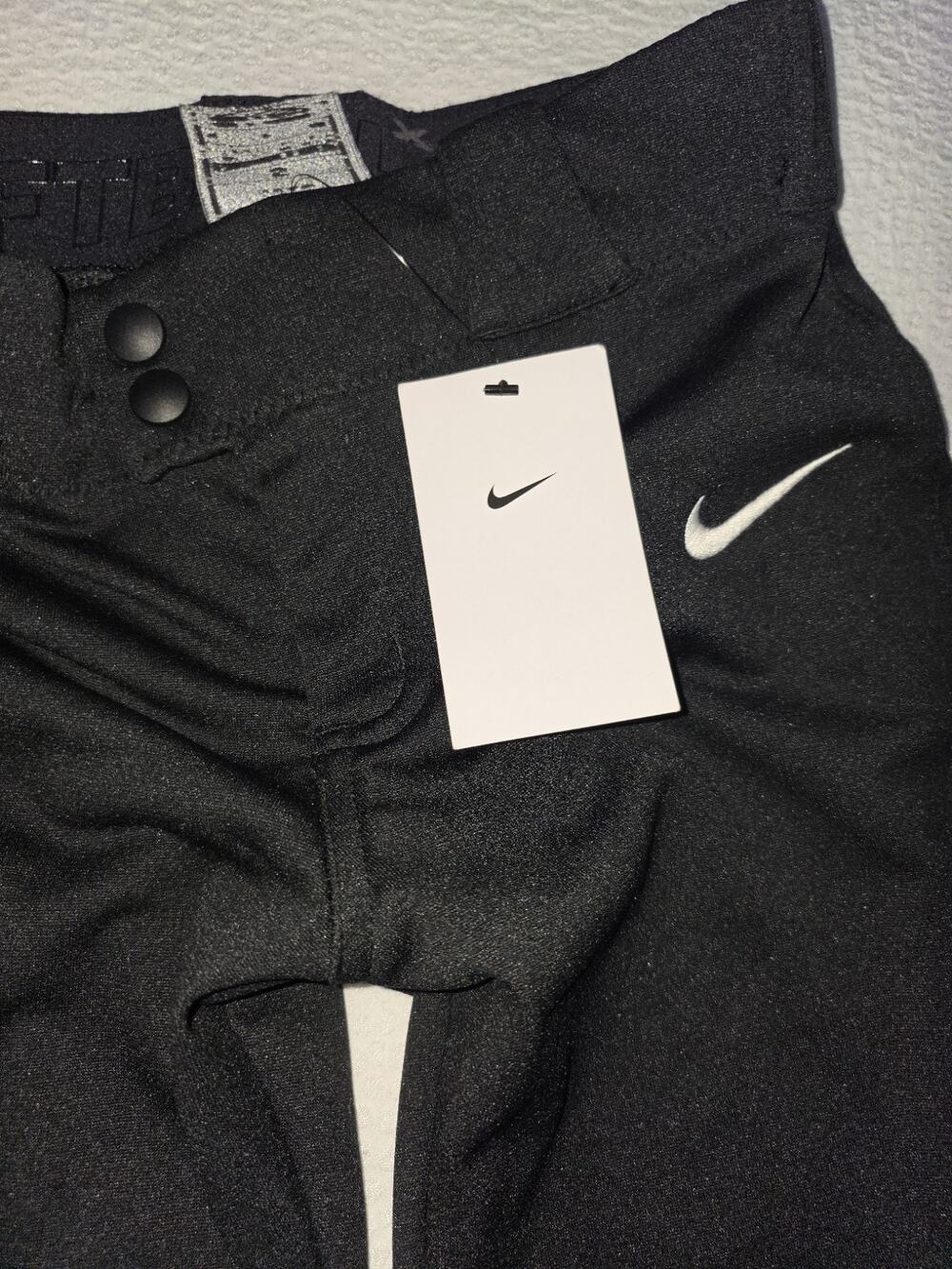 Nike Vapor Select Softball 3/4 Length Pants Black Youth Size Small